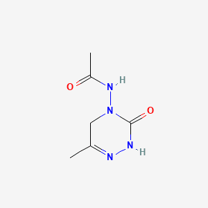 4-ACETYLAMINO-6-METHYL-3-OXO- 2,3,4,5-TETRAHYDRO-1,2,4-TRIAZINE